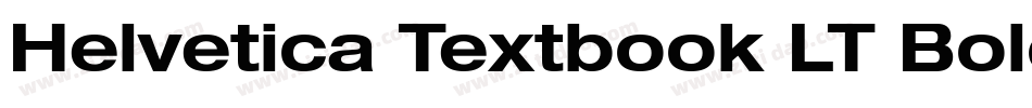 Helvetica Textbook LT Bold字体转换